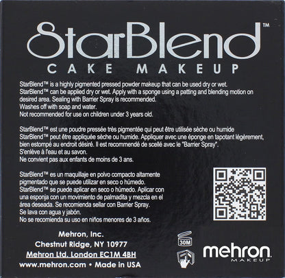 Mehron Makeup StarBlend Cake (2 oz) (Warm Honey)