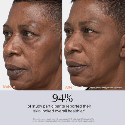 TheraFace Therabody TheraFace PRO - Microcurrent Facial Device, 8-in-1 Compact Face Massager&Facial Sculpting Tool with Light Therapy for Skin Tightening, Anti Wrinkle, Anti Aging & Skin Care (White)