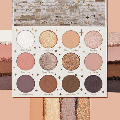 ColourPop 11:11 Eyeshadow Palette - Warm Nude Eye Makeup Palette with Matte, Metallic, Matte Sparkle & Glitter Finishes - High-Pigment Eye Makeup with a Long-Wearing Formula (0.46 oz)
