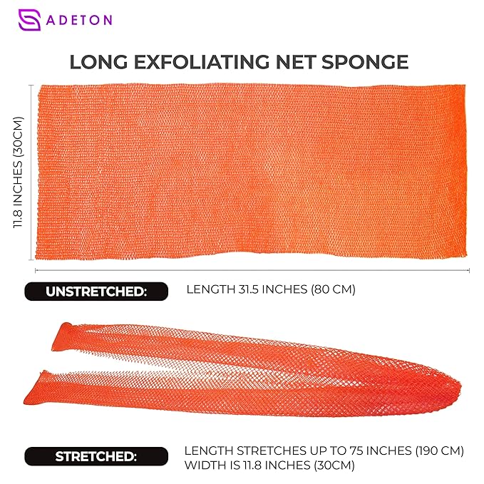 Adeton african net sponge, exfoliating