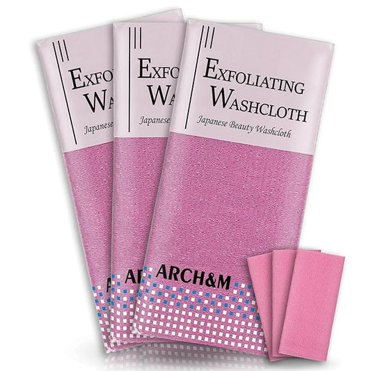 Arch&m exfoliating washcloth exfoliating body