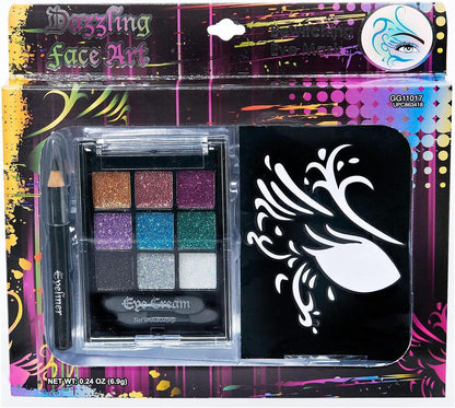 Almar Sales 223889 Dazzling Face Art Makeup Kit Various - color may vary