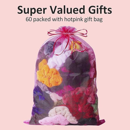 Velvet Hair Scrunchies - 60