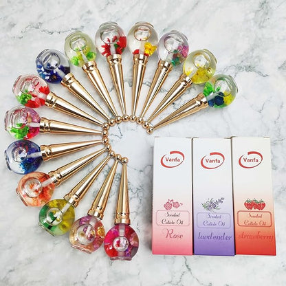 Cuticle Oil infused with real