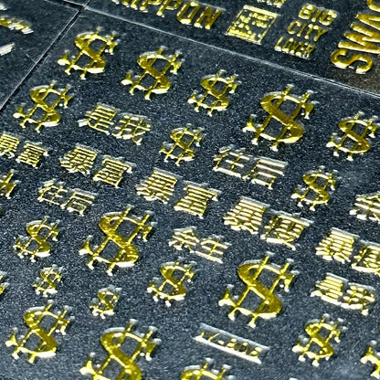 30 Sheets Gold Nail Stickers Decals Gold Star Line Nail Decals 3D Self-Adhesive Nail Art Stickers Flower Butterfly Nail Supplies for DIY Acrylic Nails for Women