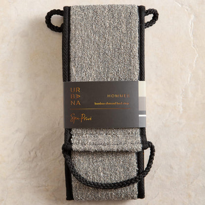 Urbana Spa Prive Men's Bamboo Charcoal Collection, Back Strap