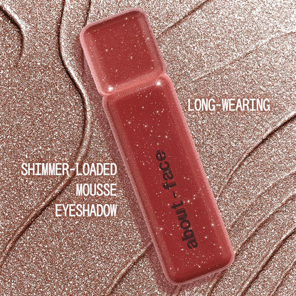 aboutface Fractal Glitter Eye Paint Digital Demise – Smudge-Proof, Long-Lasting Liquid Eyeshadow – Intense Sparkle with Mousse Texture – Vegan, Cruelty-Free – 0.13oz (Cinnamon)