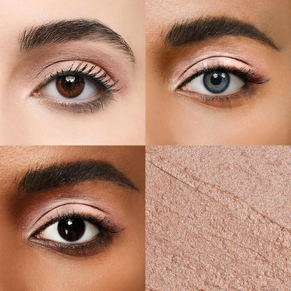 Cream Waterproof Hypoallergenic Eyeshadow Stick, long wear Metallic Glitter Matte Eye Shadow Pencil With Makeup Brush, Eye Brightener, 14 Tulip Shimmer