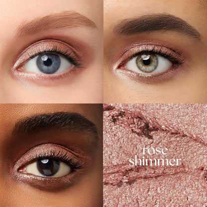 Julep Eyeshadow 101 Cream-to-Powder Waterproof Shadow Stick – Rose Shimmer – Long-Lasting, Crease-Proof, Pearlescent Rose Shimmer Cream Eyeshadow with Built-in Smudger