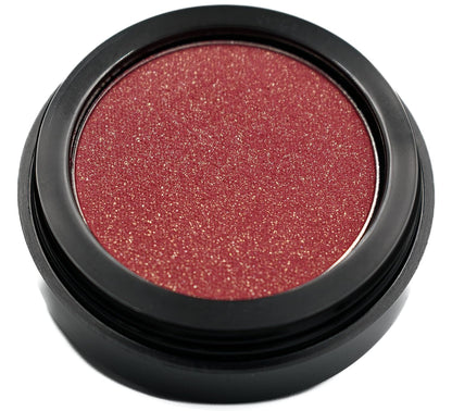 Chili Pepper Bright Red Orange Sparkling Glitter Pressed Powder Single Vegan Eyeshadow; Talc, Paraben & Cruelty Free