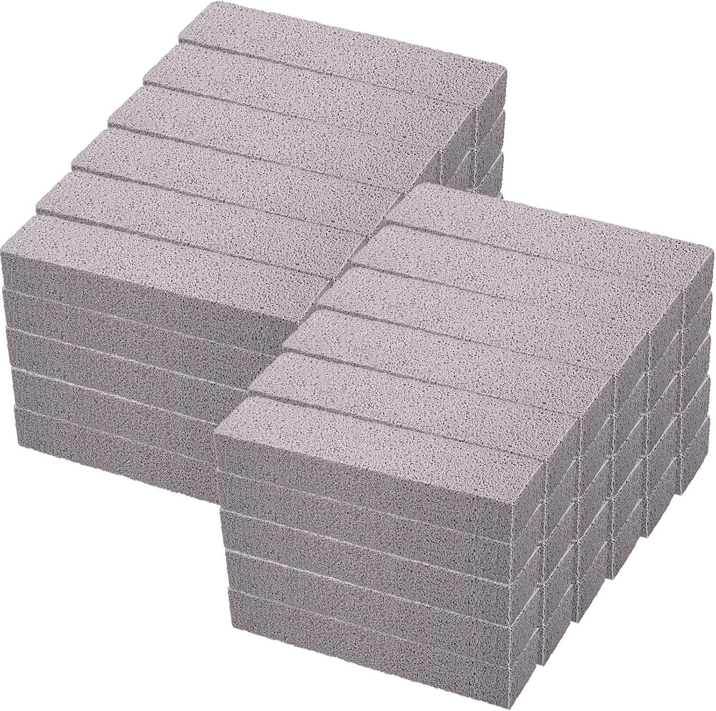 Chengu 60 Pieces Pumice Stone for Cleaning, Pumice Scouring Pad Bulk, Hard Water Stain Remover, Cleaning Stones for Toilet, Bowl, Pool, Tile, Grill, Oven, Bath, Household, Kitchen, 5. 9 x 1. 4 x 0. 9