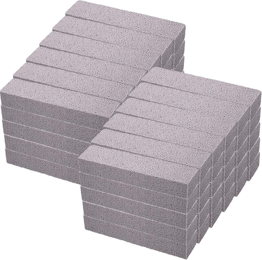 Chengu 60 Pieces Pumice Stone for Cleaning, Pumice Scouring Pad Bulk, Hard Water Stain Remover, Cleaning Stones for Toilet, Bowl, Pool, Tile, Grill, Oven, Bath, Household, Kitchen, 5. 9 x 1. 4 x 0. 9