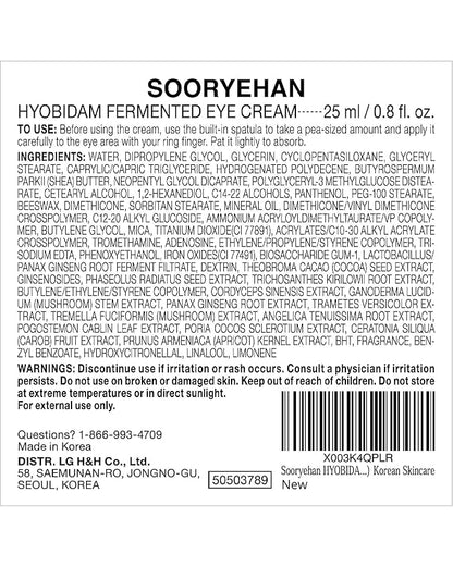 Sooryehan Hyobidam Fermented Eye Cream