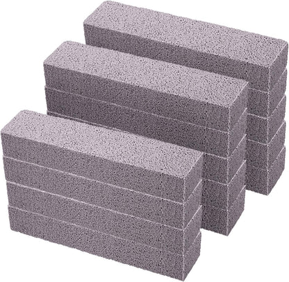 Chinco 14 Packs Pumice Stick for Cheaning, Pumice Scouring Stone Pad Removing Stain Grime Without Leaving Scratches for Kitchen Oven Stove Home Bathroom Toilet Pool House Cleaning Supplies