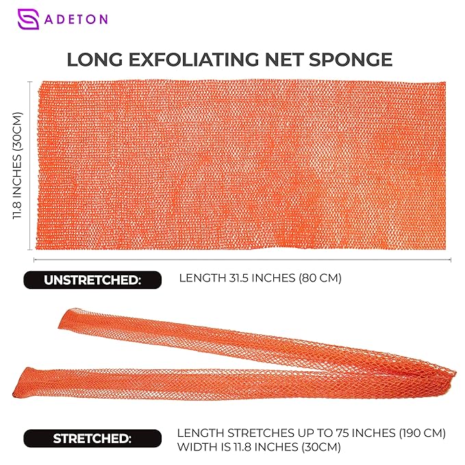 Adeton african net sponge, exfoliating