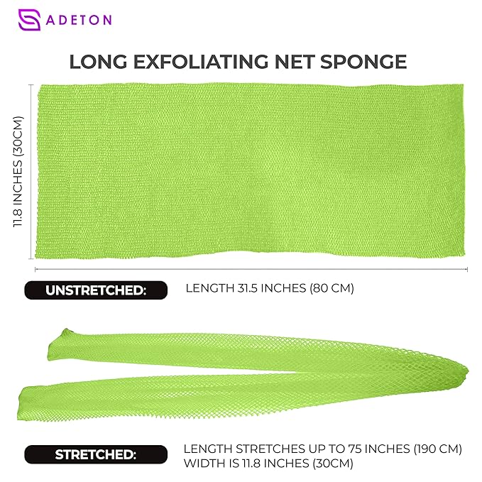 Adeton african net sponge, exfoliating
