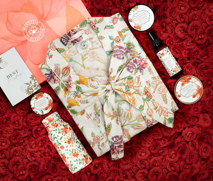 Spa Gift Set with Robe - 7 pc for New Mothers Postpartum Moms & Expecting- Luxurious Gift Set w Jasmine Candle Honey Lotion Coconut Oatmeal Body Scrub - All-Natural for Self-Care. Push present.