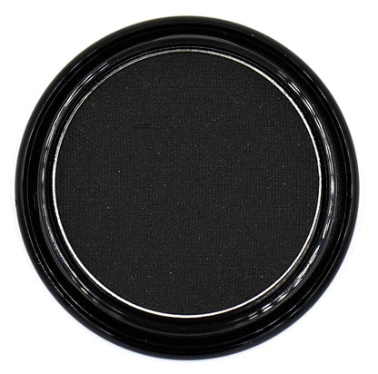 True Black Night Smokey 100 Pure Jet Black Eye Shimmer Pressed Powder Single Eyeshadow; Talc, Paraben & Cruelty Free