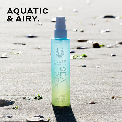 Ellis Brooklyn SEA Hair And Body Fragrance Mist - Aquatic Citrus Perfume with Lemon Sfuma, Pineapple Leaves, & Tonka Bean, Vegan Perfume Mist, Made In The USA, 50ml 1.7 Fl Oz