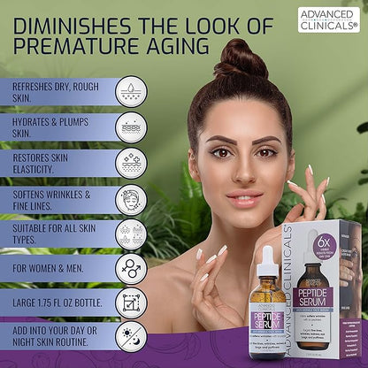 Advanced clinicals 6x concentrate peptides