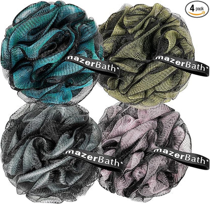 Amazerbath charcoal loofah sponge, shower