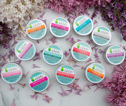 Aromi Stellar Solid Perfume | Spicy, Floral Fragrance, Pink Pepper, Jasmine, Amber, Patchouli Scent, Vegan, Cruelty-free, Gift, Travel, Handmade (Stellar)