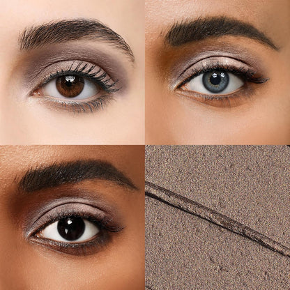 Longwear Cream Eye Shadow Sticks(11 Sand Shimmer),Smudge-Proof, Waterproof Eyeshadow,Silky Formula Glitter With Makeup Brush,Brown Eyeshadow Stick