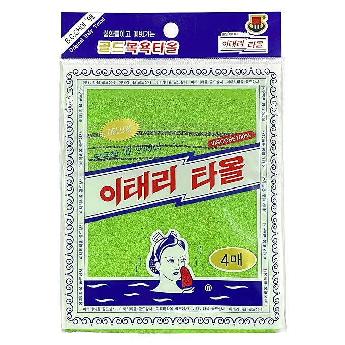 Goldsangsa-korean exfoliating towel washcloth mitts