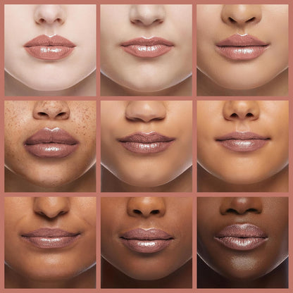 Oulac Nude Lipstick for Women with Metallic 3D Shine Lightweight Hydrating Formula, High Impact Lip Color, Vegan Beauty, Full Coverage Lip Makeup, Christmas Gifts for Women, Pure Envy(07)