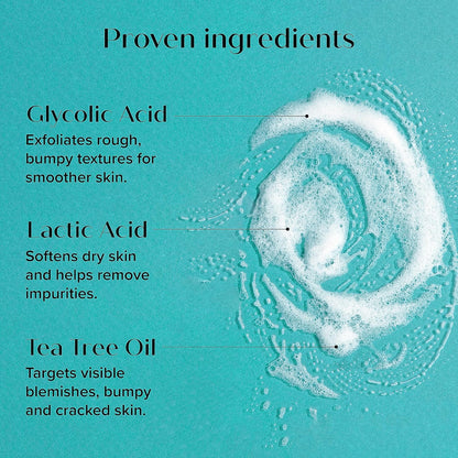 MEDIX Anti Aging Skin Care 3PC Set | Exfoliating AHA Glycolic Acid Foaming Face & Body Wash + Vitamin C Body Cream + 10% AHA Exfoliating Serum For KP Bumps, 3pc Skincare Set