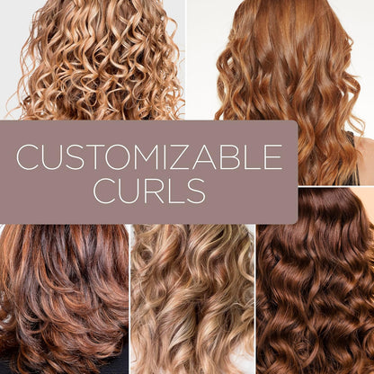 Conair Double Ceramic Multi-Attachment Hair Styler, 5-in-1 Curling Wand Set to Create Curls, Waves, and Blowouts, Ceramic Technology Eliminates Damaging Hot Spots