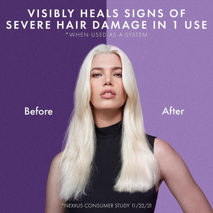 Nexxus Keraphix ProteinFusion Conditioner with Keratin Protein and Black Rice Conditioner for Damaged Hair 33.8 oz